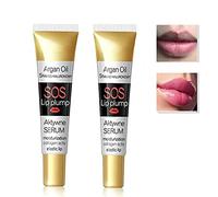 2Pcs Set di lip plumper, lucentezza idratante istantanea del collagene del labbro che gonfia, riparazione dell'essenza del volume estremo delle labbra, aumento dell'elasticità delle labbra