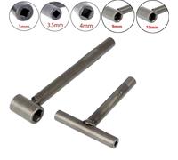 2pcs / Set T Chiave Valvola Vite Svendita 3/3.5 / 4/9/10mm Esagonale Chiave