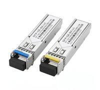 2Pcs SFP Transceiver, Modulo 1.25G SFP a LC in fibra ottica monomodale