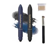 2Pcs Shinalify Eyeshadow, 2-In-1 Eyeliner & Eyeshadow, Long-Lasting Smudge-Proof Wear,Smooth & Easy Color,Eye Shadow Stick Makeup, Smokey Eyes In 3 Minutes (G-707, SIZE)