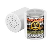 2PCS Shower Filter Replacement Cartridge for Aqua Bliss SF100 SF220,15 Stage Shower Filter for Hard Water Chlorine Reducing Shower Water Head Filter Cartridge,High Output Revitalizing Shower Filter