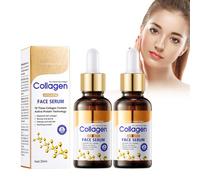2PCS Siero al Collagene per Skincare Glow And Protect Serum - Formula Avanzata per Sbiancare la Pelle - Collagen Peptide Serum for Face Wrinkles - Anti-Rughe e Idratante - Effetto Luminoso e Uniforme