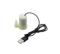 2pcs Silenzioso DC 5V USB Motore Brushless Portatile Sommergibile Pompa Acqua (Verticale Bianco)