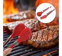 2pcs Silicone Steak PASTA clip Pane Pane Pinza Cibo clip Forniture da cucina