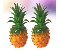2pcs Simulazione Frutta Ananas Modello Frutti realistici Modello Ornamento