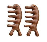 2PCS Six-Claw Fishtail Massage Comb Manual Scalp Massager, Multi-Use Gua Sha Comb for Scalp, Face, Neck & Shoulder Care, Relaxing Tool for (B-2PCS)