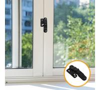2Pcs Sliding Door Hook Lock Durable Plastic Metal Vintage Style for Home