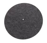 2PCS Slip Mat Felt Turntable Platter Mat For LP Vinyl Record Audio Replacement DIY Accessories(Gray)