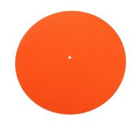 2PCS Slip Mat Felt Turntable Platter Mat For LP Vinyl Record Audio Replacement DIY Accessories(Orange)
