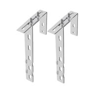 2PCS Solar Panel Hooks Stainless Steel Hanger Hooks for Solar Panel Balcony PV Support Module Solar Panel Railing Installation Accessories with Long Short Bolts