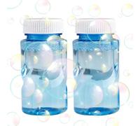 2pcs Soluzione di bolle di ricarica - Ricarica di liquido a bolle per giocattoli e macchine per bolle, miscela di bolle giganti per le forniture di bolle, liquido di bolle non tossico p