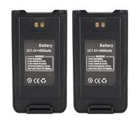 2PCS Sostituzione 7.4V 8000mAh Li Ion Batteria per BAOFENG UV 9R, UV 9R Plus Serie Walkie Talkie