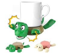 2PCS Sottobicchiere a Forma di Tartaruga, Sottobicchieri Tartaruga 3D, Divertente portabicchieri, Divertente Sottobicchiere a Forma di Tartaruga Marina, Regalo Creativo