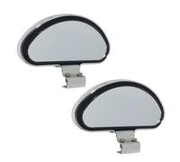 2pcs Specchietti Per Angolo Morto Cieco Universale Specchietto Ausiliario Sicurezza Guida Regolabile Specchietti per Angolo Morto Retrovisore Aggiuntivo Grandangolo tra cui auto, camion,SUV (Argento)