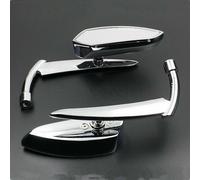 2PCS Specchietti retrovisori universali moto per Harley Yamaha Kawasaki Chopper