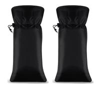 2pcs Spigot Covers Winter Insulated Outdoor Faucet Cover Freeze Protection Pipe For Home Garden Tool Accessory(Drawstring style)