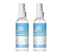 2pcs Spray Rinfrescante Corpo Per L'estate, 100ml Spray Rinfrescante Istantaneo Per Il Corpo, SpraysDi Raffreddamentos Portatile Con Menta Piperita, SpraysRefrigerante Corpos Per Sport All'aperto
