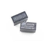 2pcs Src-05 12 24vdc-sh 5V 12V 24V Relè di segnale, due aperture e chiusure, 1A a 8 pin(5vdc)