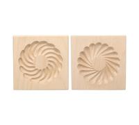 2pcs Stampo per in Legno 3.94"x3.94" Rotante