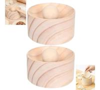 2PCS Stampo Per Ravioli In Legno, 8x3cm Stampo Per Legno Manuale Sul Rotolamento Delle Sferico, Macchina Per Ravioli Manuali, Per La Casa, L'appartamento, Il Ristorante, Le Feste