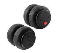 2pcs Standard 2600lbs Air Spring Suspension Bag Heavy Duty 1/2"npt Single Port