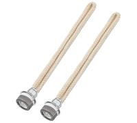 2Pcs Stoppino Lampada Catalitica, Stoppini per Lampada ad Olio di Fragranza Lampade a Olio stoppino di Ricambio, per Tutte le Lampade Catalitiche, Diffusore Aromaterapia, per Lampade(Argento, 13mm)