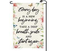2Pcs Striscione Everyday Is A New Beginning Spring Summer