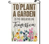 2Pcs Striscione Spring Summer “To Plant A Garden Is To Believe