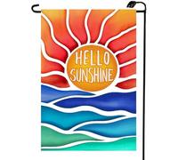 2Pcs Striscione Sun And Sea Hello Sunshine Summer