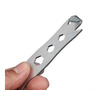 2PCS strumento di torsione filo recinzione tendicavo serra filo avvolgimento strumento bundle strumenti hardware in acciaio inox 6/8/10 mm (2 pezzi grandi)