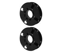 2Pcs Sturdy Black Extension Cord Reel for Efficient Cord Organizing Use