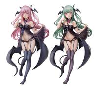 2PCS Succubus-chan Figura Illustrazione Little Devil Girl Figure 28cm | Modello di figura della pittura originale, statua in piedi in posa, da collezione, ornamenti decorativi, regali per i fan