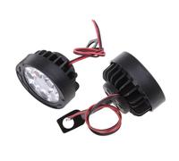 2Pcs Supporto Fendinebbia Ausiliario Scooter ATV 6 LED Faro Moto