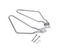 2pcs supporto per staffe di montaggio borse laterali per moto XL883 / 1200 HD1450 / 1584(Silver)