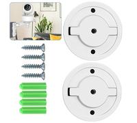 2PCS Supporto per Telecamera Intelligente a Parete 55mm per Tapo C200 TP C210 IPC40C IPC42C TPC42EW IPC43AN IPC43AW MIPC451 Base di Aontaggio Custodie di Sorveglianza con Viti Tasselli Inclusi