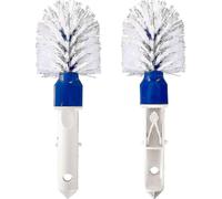 2pcs Swimming Pool Corner Brush- Pool Step & Corner Brush Head Pool Cleaning Round Brushes with Easy Clips for Above-ground And In-ground Pool Hot Tub