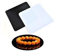 2pcs Tabellone per Sfondo Fotografico, Cornice per Display Riflettente per Fotografia, Tabelloni Riflettenti in Acrilico per Fotografia 30x30cm, Bianco e Nero
