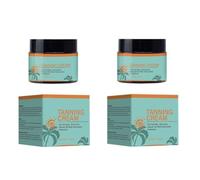 2PCS Tanning Cream, Black Brown Tanning Lotion - Sunless Tanner, Fast Natural Color, Moisturizing & No Streaks, Odor Free & Long Lasting