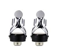 2pcs tappo bottiglia in acciaio inox/tappo per vino/tappo ,riutilizzabile, mantiene il vino fresco,4,9 x 6,5 cm