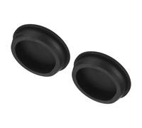 2PCS Tappo in Silicone Alta Temp. a T Per Stoppino Solido Nero 70x4x18x52mm