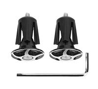 2PCS Tappo per manubrio Tappo per manubrio per bici Tappo per manubrio CNC Tappo per manubrio pieghevole per bicicletta Maniglia per manubrio Estremità Accessori per sport in bicicletta(Nero)