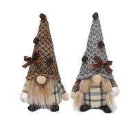 2pcs Tavolino Coppia di Bambole di Peluche Fattoria Cucina Tavolo Decorazione Regalo Per Gli amanti del Caffè E Collezionisti Coppia Gnomes Giocattoli
