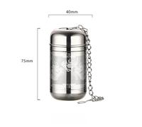 2pcs Tè Colino Acciaio Inox Tè Erbe Filtro Infusore Rete Colino Scatola Casa