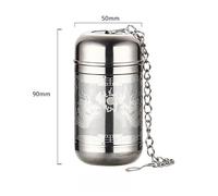 2pcs Tè Colino Acciaio Inox Tè Erbe Filtro Infusore Rete Colino Scatola Casa