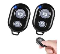 2pcs Telecomando Bluetooth Wireless per Smartphone,Bluetooth Selfie Remoto,Telecomando Bluetooth Smartphone,Telecomando Dell'otturatore Dell Fotocamera Bluetooth