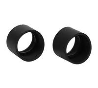 2Pcs Telescopio Protezione in gomma Copertura oculare professionale Conchiglie oculari Protezione oculare per microscopio stereo con diametro di 36 mm(KP H1 bevel)
