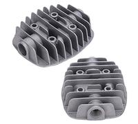 2Pcs Testa del Cilindro 2,5P/3P/5P/6P, Parti della Testa del Compressore d'Aria OD 20mm ID 16,5mm Accessori del Coperchio del Doppio Cilindro