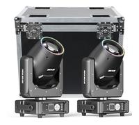 2PCS Teste Mobili LED Con flight case 7R Beam 230W Lampada Luce da Discoteca Luci Palco18CH Moving Head per DJ Bar Festa Palcoscenico Club Illuminazione