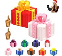 2PCS The Prank Box - Hilarious Screw Challenge with Middle Finger Surprise, Multicolor Annoying Prank Gift Box, 3D Funny Screw Toy, Pop-Up Novelty Funny Gift for Christmas, Halloween (M)