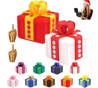 2PCS The Prank Box - Hilarious Screw Challenge with Middle Finger Surprise, Multicolor Annoying Prank Gift Box, 3D Funny Screw Toy, Pop-Up Novelty Funny Gift for Christmas, Halloween (N)